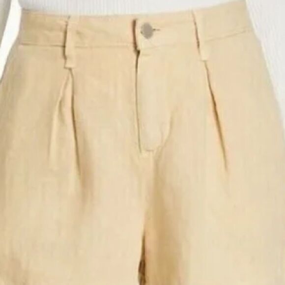 L’AGENCE Zahari High Rise Pleated Short in Sand size 30 NWT - Picture 9 of 9